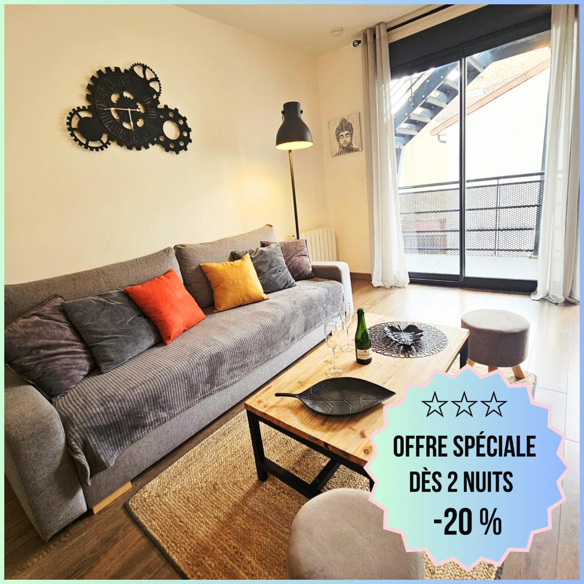 Passage Secret - Ideal Pro, Couples, Familles & Amis - Le Calme En Hypercentre - Wifi Haut Debit - Netflix - Machine A Laver - Gare, Cathedrale, Commerces, Restaurants & Transports En Commun A Moins De 10 Minutes A Pied Reims Exterior foto